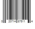 Barcode Image for UPC code 020714875114