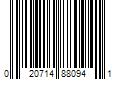 Barcode Image for UPC code 020714880941