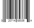 Barcode Image for UPC code 020714893354