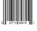 Barcode Image for UPC code 020714898151