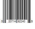 Barcode Image for UPC code 020714922405