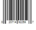 Barcode Image for UPC code 020714922597