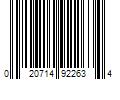 Barcode Image for UPC code 020714922634