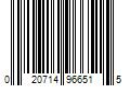 Barcode Image for UPC code 020714966515