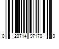 Barcode Image for UPC code 020714971700