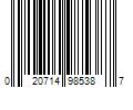 Barcode Image for UPC code 020714985387