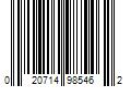 Barcode Image for UPC code 020714985462