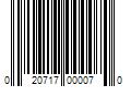 Barcode Image for UPC code 020717000070