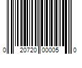 Barcode Image for UPC code 020720000050