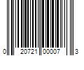 Barcode Image for UPC code 020721000073