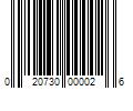 Barcode Image for UPC code 020730000026