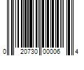 Barcode Image for UPC code 020730000064