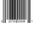 Barcode Image for UPC code 020733000061