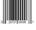 Barcode Image for UPC code 020737000067