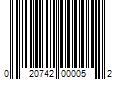 Barcode Image for UPC code 020742000052