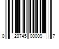 Barcode Image for UPC code 020745000097