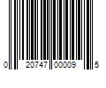 Barcode Image for UPC code 020747000095