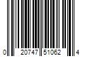 Barcode Image for UPC code 020747510624