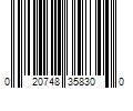 Barcode Image for UPC code 020748358300