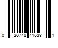 Barcode Image for UPC code 020748415331