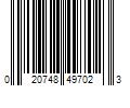 Barcode Image for UPC code 020748497023