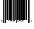 Barcode Image for UPC code 020750000013