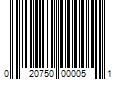 Barcode Image for UPC code 020750000051