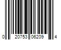 Barcode Image for UPC code 020753062094