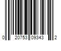 Barcode Image for UPC code 020753093432