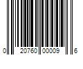 Barcode Image for UPC code 020760000096