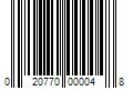 Barcode Image for UPC code 020770000048. Product Name: 