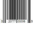 Barcode Image for UPC code 020777000065