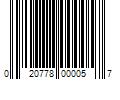 Barcode Image for UPC code 020778000057