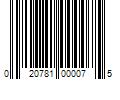 Barcode Image for UPC code 020781000075