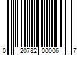 Barcode Image for UPC code 020782000067