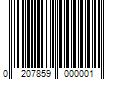 Barcode Image for UPC code 0207859000001