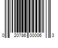 Barcode Image for UPC code 020786000063