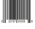 Barcode Image for UPC code 020787000055