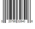 Barcode Image for UPC code 020795326406