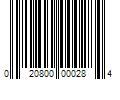 Barcode Image for UPC code 020800000284