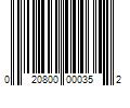 Barcode Image for UPC code 020800000352