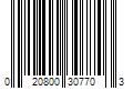 Barcode Image for UPC code 020800307703