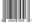 Barcode Image for UPC code 020800753067