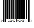 Barcode Image for UPC code 020802000053