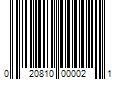 Barcode Image for UPC code 020810000021