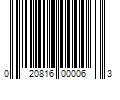 Barcode Image for UPC code 020816000063