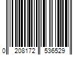 Barcode Image for UPC code 0208172536529