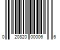 Barcode Image for UPC code 020820000066