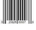 Barcode Image for UPC code 020825000078