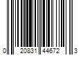 Barcode Image for UPC code 020831446723